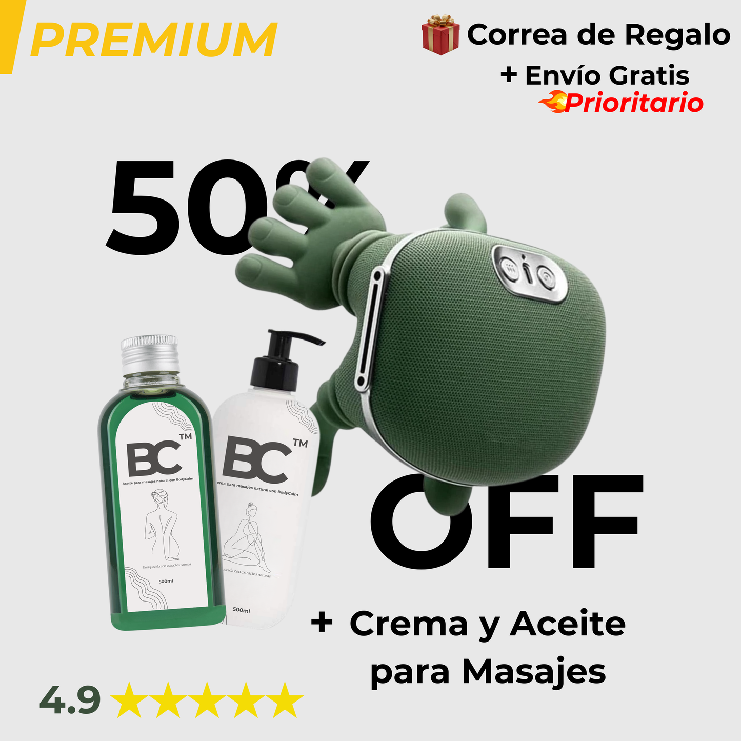 BodyCalm™ Pack Masaje, Alivio que no depende de turnos