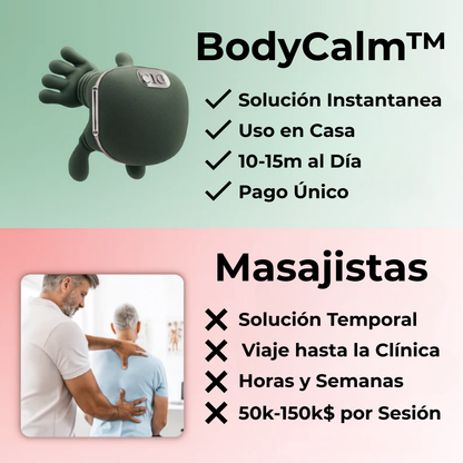BodyCalm™ Pack Masaje, Alivio que no depende de turnos